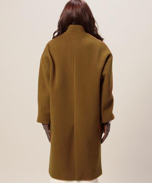 BEAUTY&YOUTH UNITED ARROWS（ビューティーアンドユースユナイテッドアローズ）の「BY モッサコクーンコート（その他アウター・レディース・ブラック/ブラウン・MEDIUM/SMALL）」の3枚目の写真