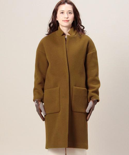 BEAUTY&YOUTH UNITED ARROWS（ビューティーアンドユースユナイテッドアローズ）の「BY モッサコクーンコート（その他アウター・レディース・ブラック/ブラウン・MEDIUM/SMALL）」の4枚目の写真