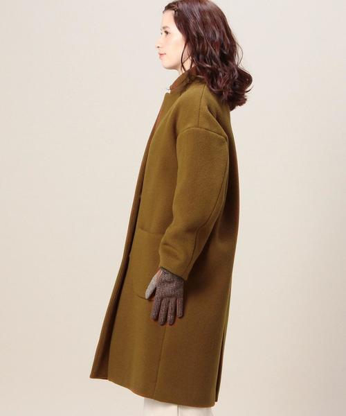 BEAUTY&YOUTH UNITED ARROWS（ビューティーアンドユースユナイテッドアローズ）の「BY モッサコクーンコート（その他アウター・レディース・ブラック/ブラウン・MEDIUM/SMALL）」の5枚目の写真