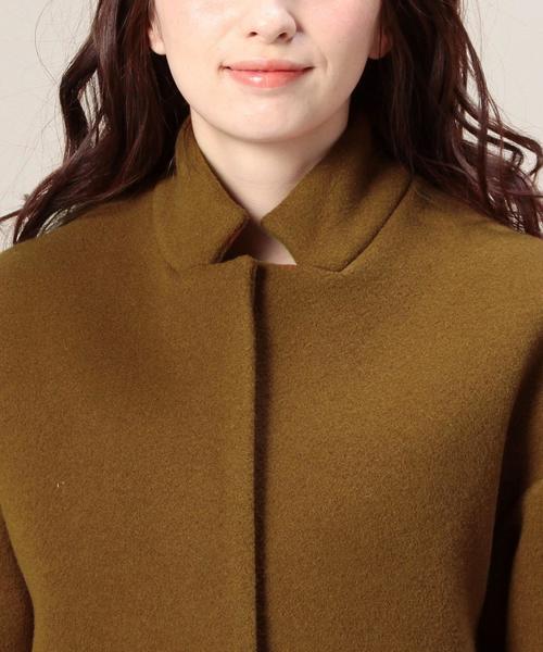 BEAUTY&YOUTH UNITED ARROWS（ビューティーアンドユースユナイテッドアローズ）の「BY モッサコクーンコート（その他アウター・レディース・ブラック/ブラウン・MEDIUM/SMALL）」の7枚目の写真