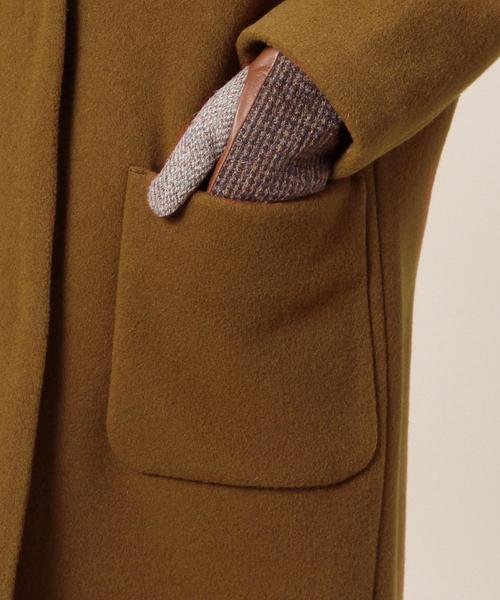 BEAUTY&YOUTH UNITED ARROWS（ビューティーアンドユースユナイテッドアローズ）の「BY モッサコクーンコート（その他アウター・レディース・ブラック/ブラウン・MEDIUM/SMALL）」の11枚目の写真