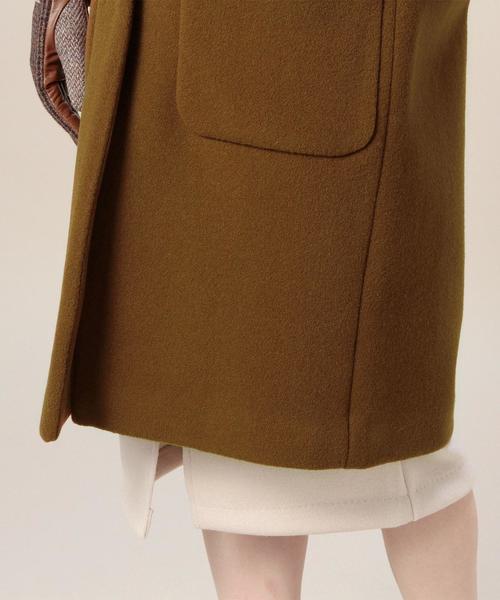 BEAUTY&YOUTH UNITED ARROWS（ビューティーアンドユースユナイテッドアローズ）の「BY モッサコクーンコート（その他アウター・レディース・ブラック/ブラウン・MEDIUM/SMALL）」の12枚目の写真