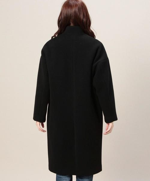 BEAUTY&YOUTH UNITED ARROWS（ビューティーアンドユースユナイテッドアローズ）の「BY モッサコクーンコート（その他アウター・レディース・ブラック/ブラウン・MEDIUM/SMALL）」の8枚目の写真