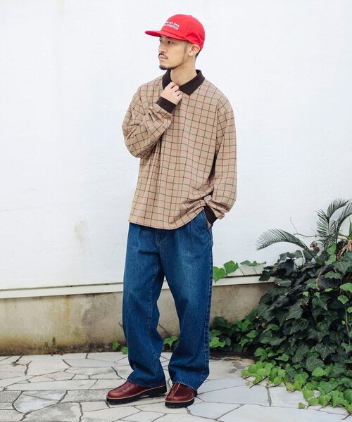B:MING by BEAMS（ビーミングバイビームス）の「Message embroidery キャップ 25SS（キャップ・メンズ・グリーン/レッド/ブラック・ONE SIZE）」の4枚目の写真