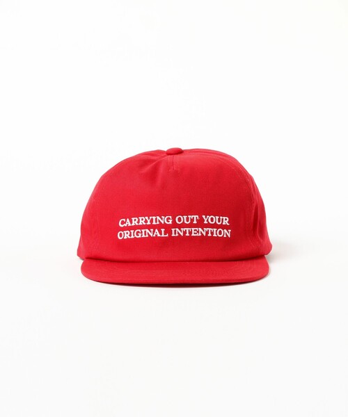 B:MING by BEAMS（ビーミングバイビームス）の「Message embroidery キャップ 25SS（キャップ・メンズ・グリーン/レッド/ブラック・ONE SIZE）」の8枚目の写真