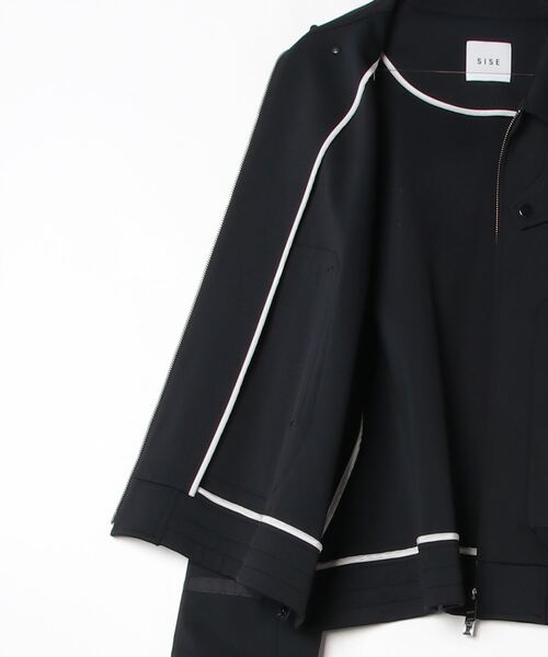 SISE（シセ）の「SISE FLIGHT RAGLAN BLOUSON（ブルゾン・メンズ・ブラック・FREE）」の11枚目の写真