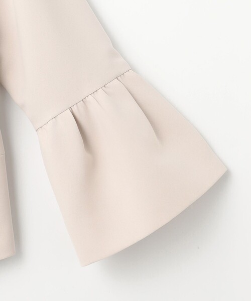 組曲(クミキョク)の「コンフォータブルドレープ フレアスリーブジャケット(ノーカラージャケット・レディース・ピンク系/アイボリー系/ネイビー系・1/2/3)」の22枚目の写真