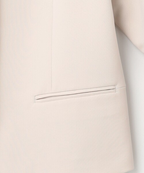 組曲(クミキョク)の「コンフォータブルドレープ フレアスリーブジャケット(ノーカラージャケット・レディース・ピンク系/アイボリー系/ネイビー系・1/2/3)」の21枚目の写真