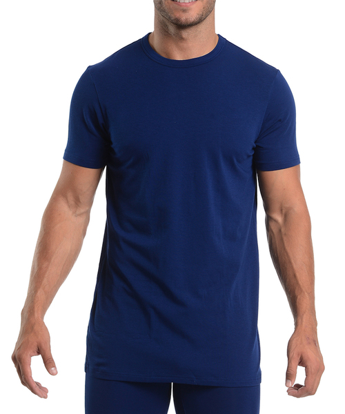 WOOD(ウッド)の「【wood】ウッド/ クルーネック アンダーシャツ(Tシャツ/カットソー・メンズ・グレー/ネイビー/ブラック/ブルー/ホワイト/グリーン/レッド/パープル/オレンジ/イエロー・LARGE/MEDIUM/SMALL)」の6枚目の写真