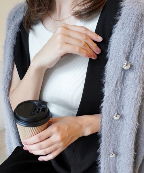 ツイルハイウエストサロペット（サロペット/オーバーオール）｜Doux Belle（ドゥーベル）