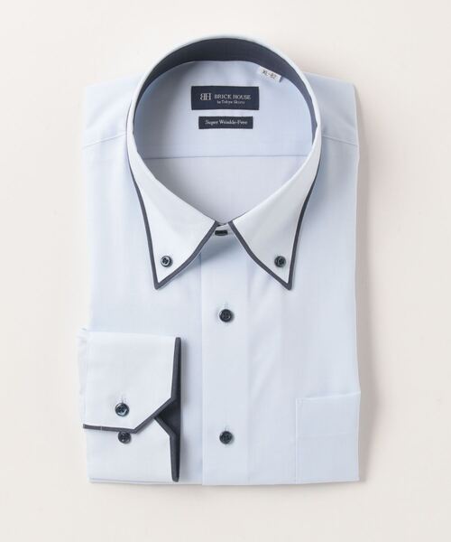 超形態安定ノーアイロン ボタンダウン 長袖ビジネスワイシャツ（ビジネスシャツ）｜TOKYO SHIRTS（トウキョウシャツ）
