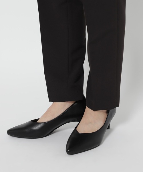 LEPSIM（レプシィム）の「【入卒式／セレモニー】Wクロスストレッチテーパードパンツ　207773（スーツパンツ・レディース・ネイビー/ブラック/ライトベージュ・MEDIUM/LARGE）」の10枚目の写真