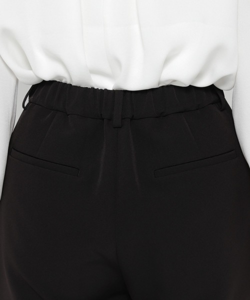 LEPSIM（レプシィム）の「【入卒式／セレモニー】Wクロスストレッチテーパードパンツ　207773（スーツパンツ・レディース・ネイビー/ブラック/ライトベージュ・MEDIUM/LARGE）」の11枚目の写真