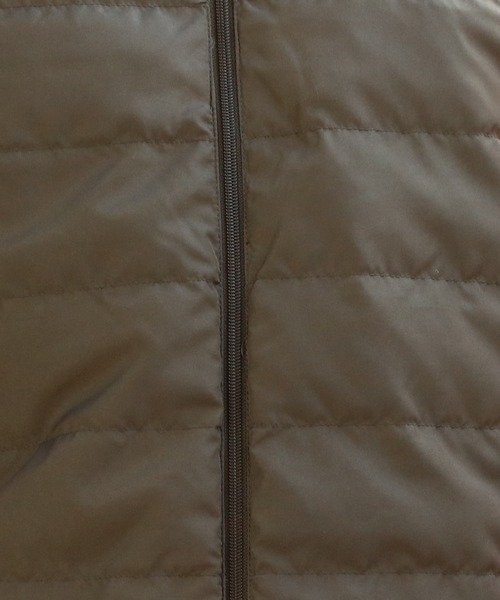 ８(eight)（エイト）の「ダウンZIPベスト（ダウンベスト・メンズ・ブラック/チャコールグレー/ベージュ/ネイビー/カーキ・MEDIUM/X-LARGE/LARGE）」の19枚目の写真