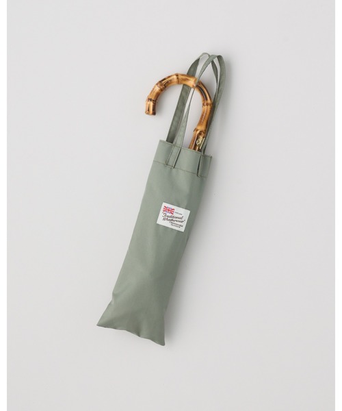 Traditional Weatherwear（トラディショナルウェザーウェア）の「FOLDING BAMBOO MINI（折りたたみ傘・レディース・ブラック/ベージュ系/グリーン系その他・F）」の2枚目の写真