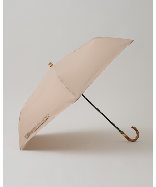 Traditional Weatherwear（トラディショナルウェザーウェア）の「FOLDING BAMBOO MINI（折りたたみ傘・レディース・ブラック/ベージュ系/グリーン系その他・F）」の6枚目の写真