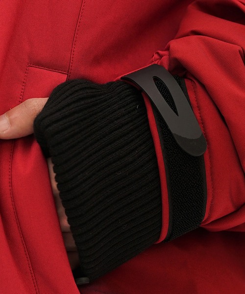 MASONPRINCE（メイソンプリンス）の「オーバーサイズ フード付き アウトドア パテッドジャケット WT4277【MASONPRINCE】（ダウンジャケット/コート・メンズ・ブラック/レッド・L/M/S）」の20枚目の写真