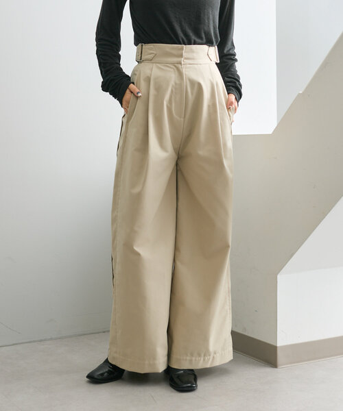 【セール】[mline]サイドベルトスラックス（その他パンツ）｜mline（エムライン）