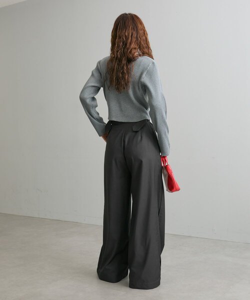 mline（エムライン）の「[mline]サイドベルトスラックス（その他パンツ・レディース・ベージュ/チャコールグレー/ブラウン・2/1）」の17枚目の写真