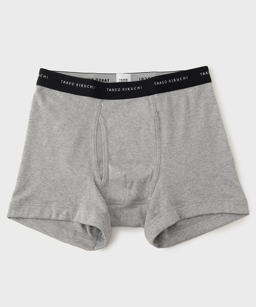 TAKEO KIKUCHI（タケオキクチ）の「ベーシックボクサーパンツ（ボクサーパンツ・メンズ・ブラック/ライトグレー/ホワイト・02/03）」の2枚目の写真