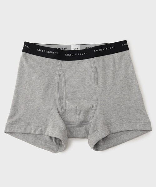 TAKEO KIKUCHI（タケオキクチ）の「ベーシックボクサーパンツ（ボクサーパンツ・メンズ・ブラック/ライトグレー/ホワイト・02/03）」の5枚目の写真