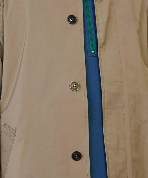 FRAPBOIS（フラボア）の「コクーンコート（ステンカラーコート・レディース・グレイッシュベージュ/ブラック・1/2）」の22枚目の写真