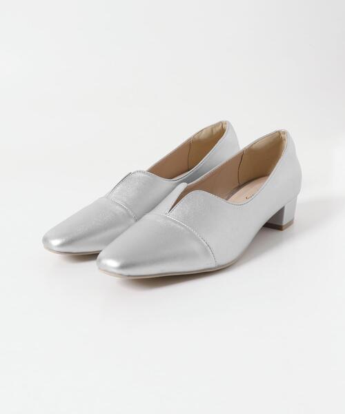 URBAN RESEARCH Sonny Label(アーバンリサーチサニーレーベル)の「Vカットローヒールパンプス(パンプス・レディース・ブラック/アイボリー/シルバー・SMALL/MEDIUM/LARGE)」の10枚目の写真