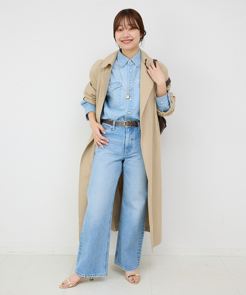 《追加》SLOBE ラウンドバックルレザーベルト（ベルト）｜SLOBE IENA（スローブイエナ）