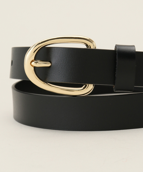 《追加》SLOBE ラウンドバックルレザーベルト（ベルト）｜SLOBE IENA（スローブイエナ）