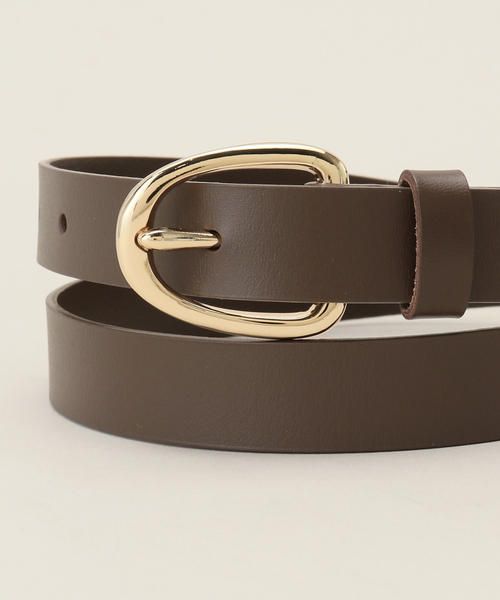 《追加》SLOBE ラウンドバックルレザーベルト（ベルト）｜SLOBE IENA（スローブイエナ）