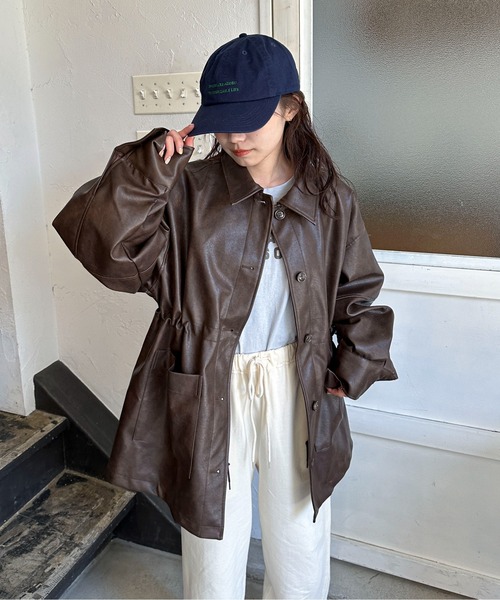 PILIT（ピリット）の「レザードロストカバーオール（カバーオール