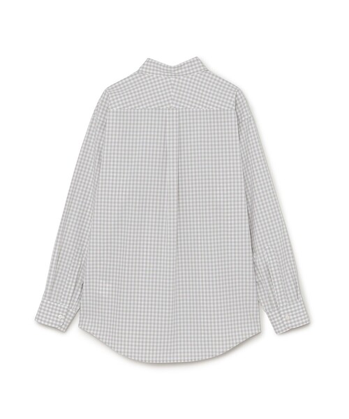 MACKINTOSH PHILOSOPHY（ﾏｯｷﾝﾄｯｼｭ ﾌｨﾛｿﾌｨｰ）の「GREY LABEL ギンガムチェックレギュラーカラーシャツ（シャツ/ブラウス・レディース・ベージュ系その他/グリーン/ブラック・2/6）」の4枚目の写真
