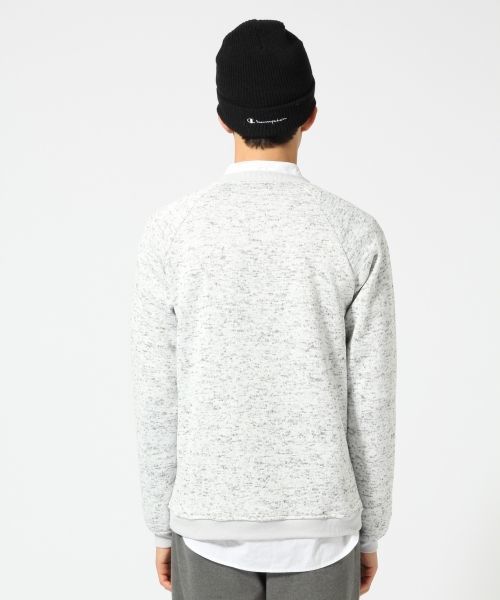 RAGEBLUE(レイジブルー)の「ニットフリースクルー/568531(Tシャツ/カットソー・メンズ・ホワイト/グレー系その他/ネイビー・LARGE/MEDIUM)」の5枚目の写真