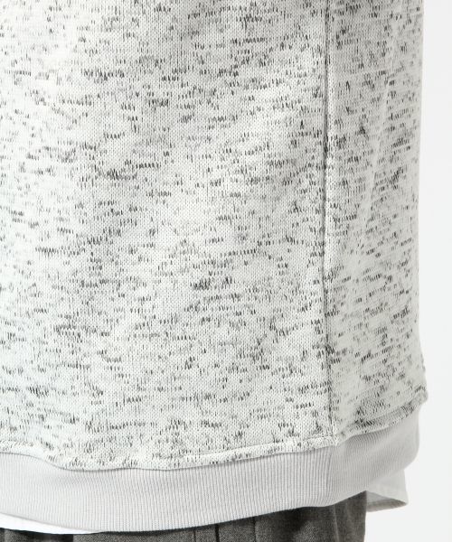 RAGEBLUE(レイジブルー)の「ニットフリースクルー/568531(Tシャツ/カットソー・メンズ・ホワイト/グレー系その他/ネイビー・LARGE/MEDIUM)」の11枚目の写真