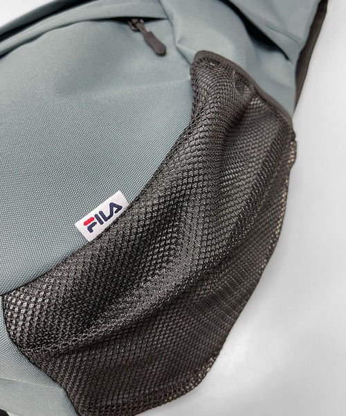 FILA（フィラ）の「FILA フィラ ブランド ロゴ 筆記体 刺繍 軽量 ワンショルダー ショルダーバッグ ボディバッグ 約25L（ボディバッグ/ウエストポーチ・メンズ・グレー/ブラック/アイボリー・FREE）」の16枚目の写真