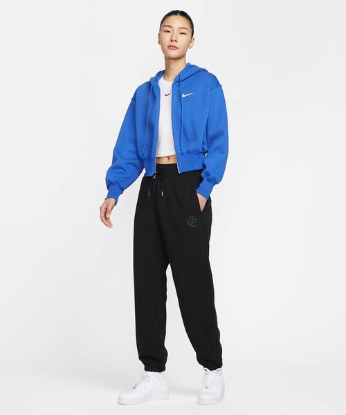 NIKE(ナイキ)の「ナイキ スポーツウェア フェニックス フリース ウィメンズ ルーズ クロップド フルジップ パーカー / Nike Sportswear Phoenix Fleece Women's Loose Cropped Full-Zip Hoodie HJ0941-480 Game Royal(パーカー・レディース・ロイヤルブルー・2XL/L/M/S/XL/XS)」の8枚目の写真