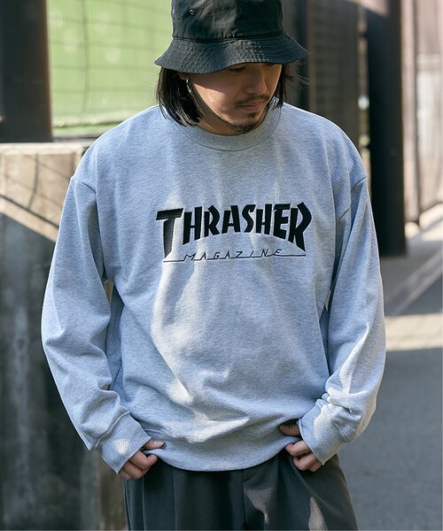 THRASHER(スラッシャー)の「THRASHER スラッシャー ロゴスウェット(スウェット・メンズ・ホワイト/グレー/ブラック・M/L)」の1枚目の写真