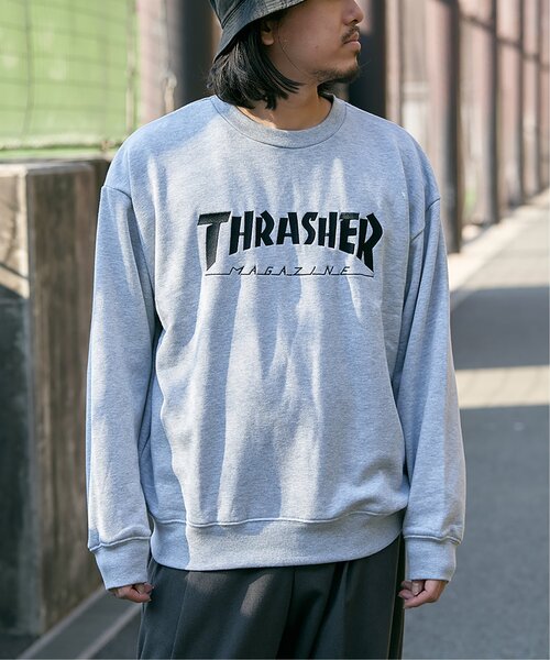 THRASHER(スラッシャー)の「THRASHER スラッシャー ロゴスウェット(スウェット・メンズ・ホワイト/グレー/ブラック・M/L)」の5枚目の写真