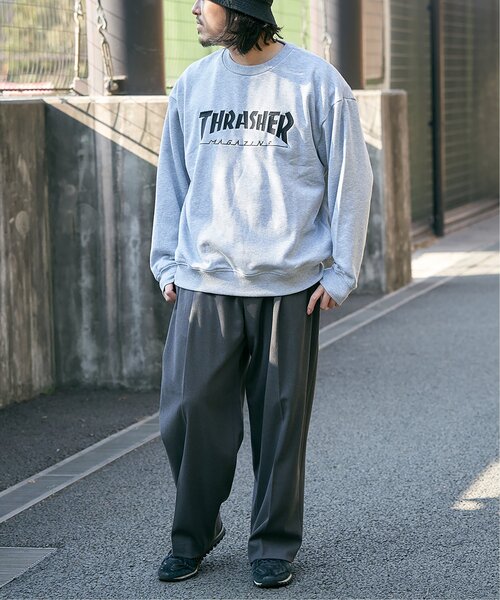THRASHER(スラッシャー)の「THRASHER スラッシャー ロゴスウェット(スウェット・メンズ・ホワイト/グレー/ブラック・M/L)」の7枚目の写真
