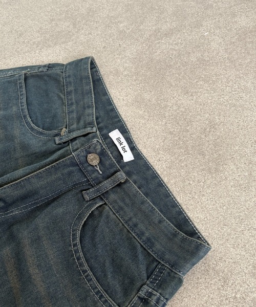 link lot(リンクロット)の「ヴィンテージライク ウォッシュド ワイドデニム ルーズフィット パンツ バギーデニム(デニムパンツ・メンズ・ブルー・M/L)」の6枚目の写真