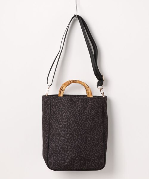 Drifter(ドリフター)の「BAMBOO TOTE BAG/バンブートートバッグ(トートバッグ・レディース・ゼブラ/レオパード/ブラック系その他・FREE)」の18枚目の写真
