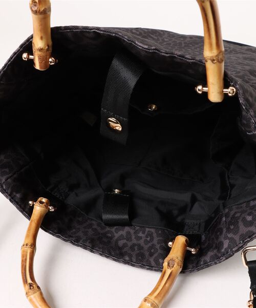 Drifter(ドリフター)の「BAMBOO TOTE BAG/バンブートートバッグ(トートバッグ・レディース・ゼブラ/レオパード/ブラック系その他・FREE)」の20枚目の写真