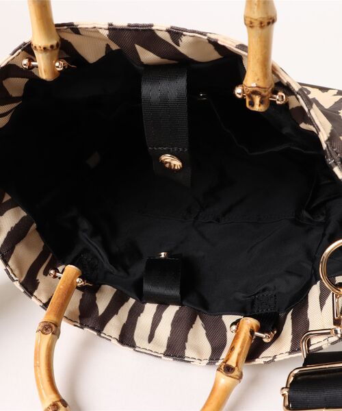 Drifter(ドリフター)の「BAMBOO TOTE BAG/バンブートートバッグ(トートバッグ・レディース・ゼブラ/レオパード/ブラック系その他・FREE)」の21枚目の写真