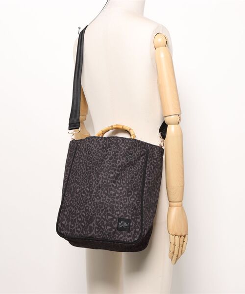 Drifter(ドリフター)の「BAMBOO TOTE BAG/バンブートートバッグ(トートバッグ・レディース・ゼブラ/レオパード/ブラック系その他・FREE)」の22枚目の写真