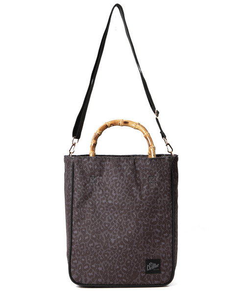 Drifter(ドリフター)の「BAMBOO TOTE BAG/バンブートートバッグ(トートバッグ・レディース・ゼブラ/レオパード/ブラック系その他・FREE)」の1枚目の写真