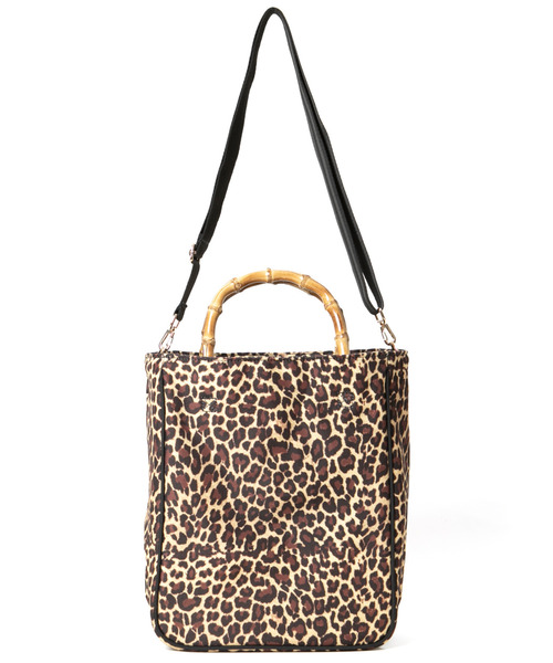 Drifter(ドリフター)の「BAMBOO TOTE BAG/バンブートートバッグ(トートバッグ・レディース・ゼブラ/レオパード/ブラック系その他・FREE)」の6枚目の写真