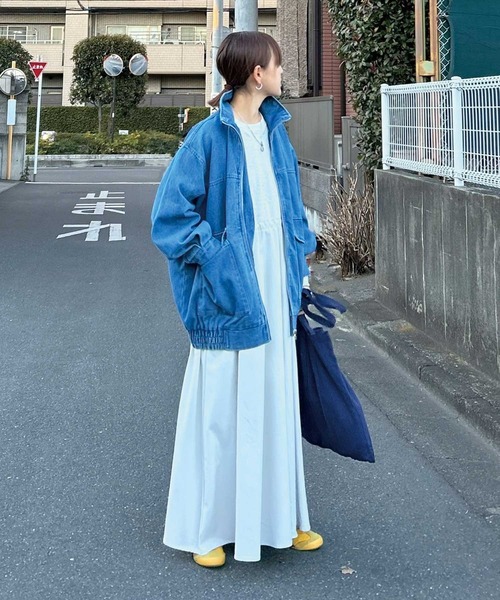 CORNERS(コーナーズ)の「【CORNERS by KR】長袖スウェットドッキングワンピース(ワンピース・レディース・ブラック/オートミール/ネイビー・M/L)」の19枚目の写真