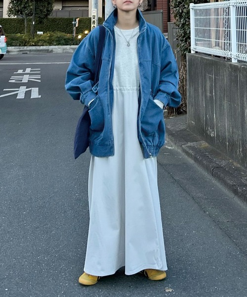 CORNERS(コーナーズ)の「【CORNERS by KR】長袖スウェットドッキングワンピース(ワンピース・レディース・ブラック/オートミール/ネイビー・M/L)」の21枚目の写真