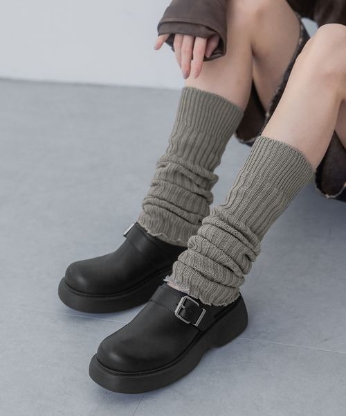 JEANASIS（ジーナシス）の「ベルトボリュームサボ/286403（サンダル・レディース・アイボリー/ブラック/ブラウン・MEDIUM/LARGE）」の6枚目の写真