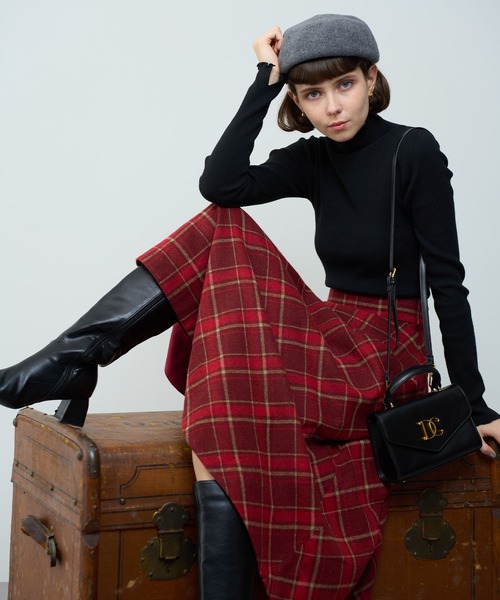 DEICY(デイシー)の「チェックフレアスカート(スカート・レディース・レッド/ブルー・0/1)」の20枚目の写真